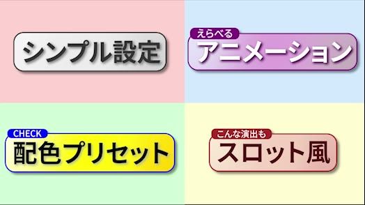 クルっと出てくるテキストボックス